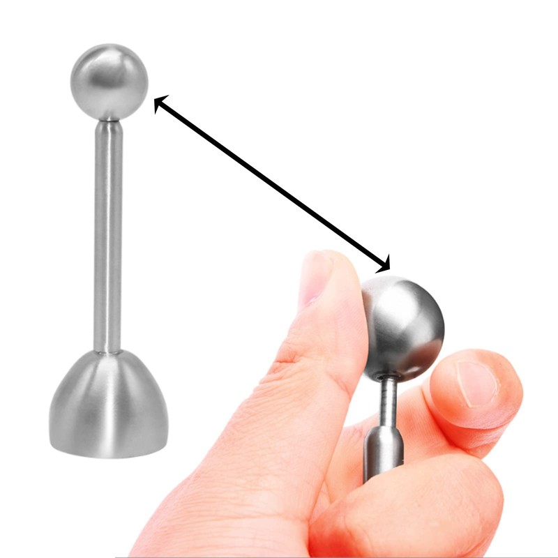 1 x Egg Topper, 2 x Egg Cups, Egg Opener,