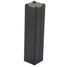 Aluminium Project Box Instrument Housing Electrical Housing 25 x 25 x 100 mm Project Box Connection Box Dustproof Junction Box DIY Housing Black