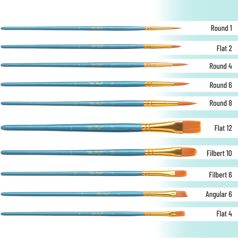 Mr. Pen Mr. Pen- Paint Brushes, 40 pcs, Paint Brushes