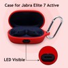Silicone Case for Jabra Elite 7 Active in-Ear Bluetooth Earbuds,