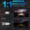 AUIMSOCO 9005 H11 LED Headlights Kit Combo Bulbs 8000K High