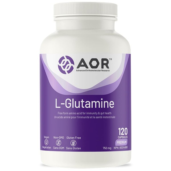 AOR L-Glutamine Caps, 120 CT