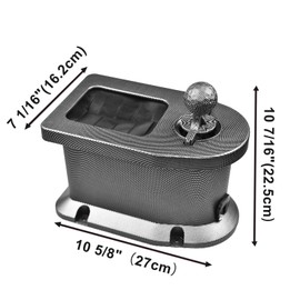 Golf Cart Ball Washer and Club Cleaner Kit for EZGO, Club Car, Yamaha, Advanced EV, Star EV, Universal & Detachable, Carbon Fiber Black