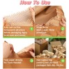 Honeycomb Packing Paper,12“x 393"Recyclable Packing Paper for Moving Substitute Alternative