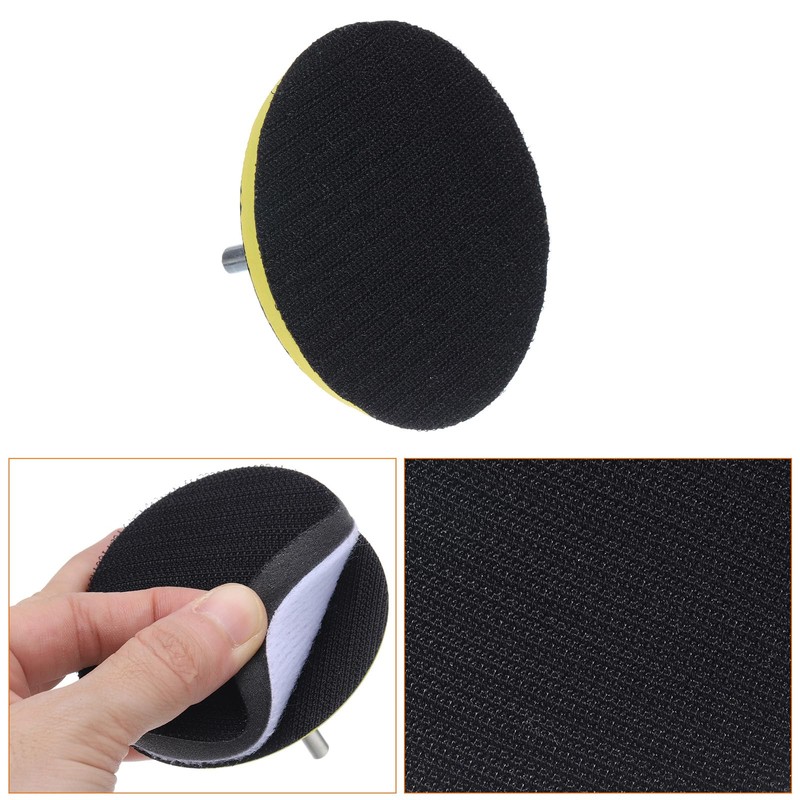 sourcing map 4 Inch Hook and Loop Sanding Disc Pads