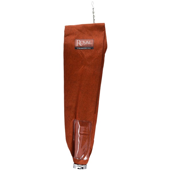 Royal Dirt Devil Cloth Bag, Commercial Zipper with Fill Tube Orange