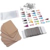Yosoo Kit de Llaveros en para Sublimación, Paquete Completo de