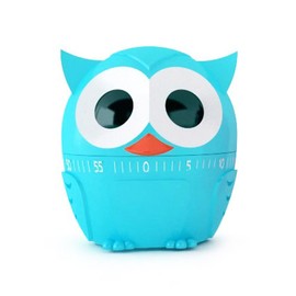Kikkerland Owl Kitchen Timer (Assorted Colours)