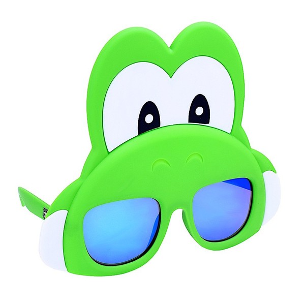 Sun-Staches Nintendo Yoshi Official Sunglasses, UV400 Costume Accessory, Mask, Dress Up, One Size Fits Most
