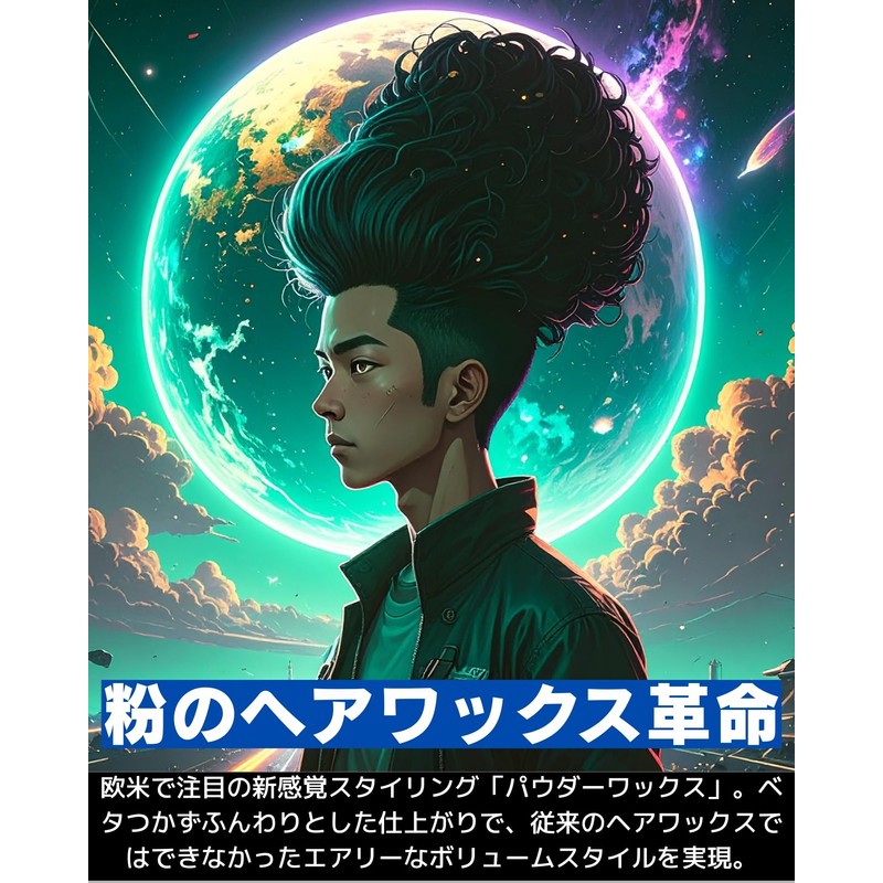 BABLO POMADE Powder Wax Powder Wax for Men Gravity Matte