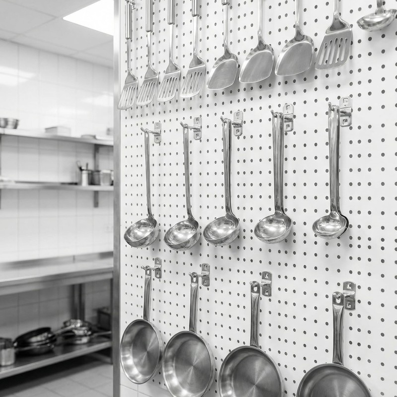 Garneck 12 Pcs Metal Square Peg Board Hooks - Heavy