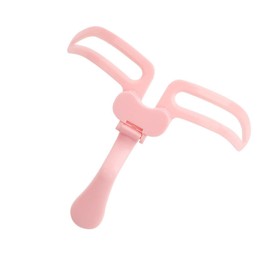 BIUDECO Upgrade Your Makeup Routine Eyebrow Shaper Kit Ruler Measure Tool and Shape Mold Easy Application Pink Template