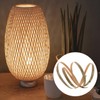 STOBOK Bamboo Weaving Strip Roll Flat Bamboo Strip for Basket