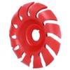 3.5in 12 Tooth Polishing Disc Red Wheel Woodworking Engraving Tool