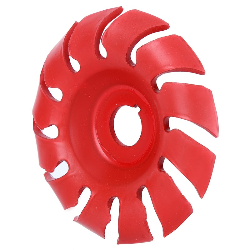 3.5in 12 Tooth Polishing Disc Red Wheel Woodworking Engraving Tool