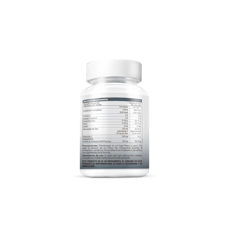 BIO B Zinc 20 Plus 90 Cápsulas Veganas