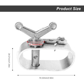 Pack of 4 Wire Tensioners, ZIJANG Aluminium Alloy Tensioner, Rope Tensioner, Pool Cover, Tensioner Tents Accessories for Pool Clean, Chain Link Fence, Gardening