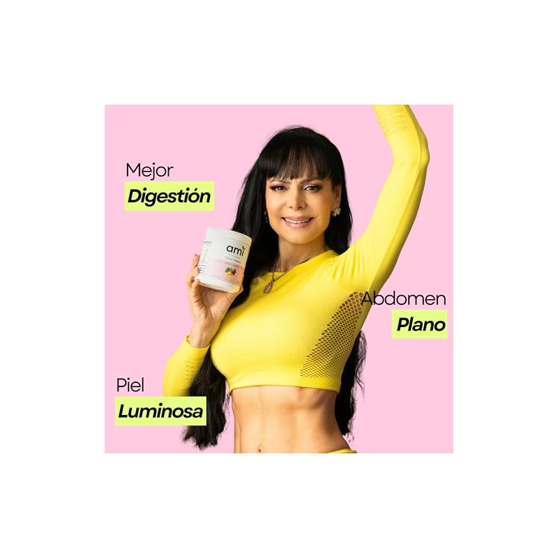 Ami Glow Greens Jugo Verde Polvo Colágeno Probióticos Superfoods Enzimas