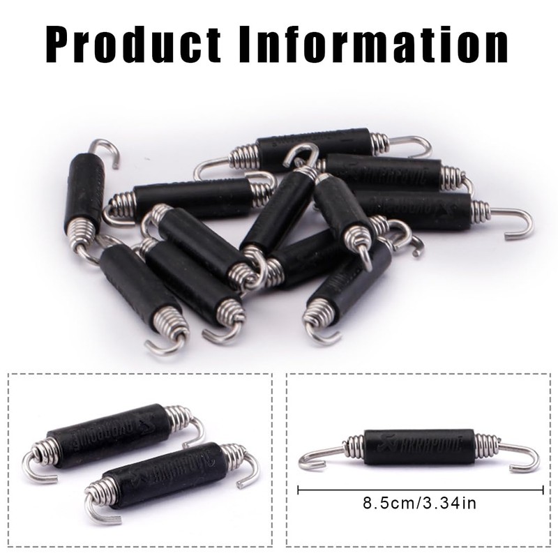 DDKY Pack of 4 Exhaust Motorcycle Exhaust Expansion Springs Hooks,