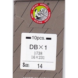 Organ Sewing Machine Needles No14 Industrial (DB) 1 Bag (10 Pieces)