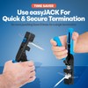 Everest easyJACK - 90° Angled Speed Termination Keystone Tool Set