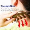 Wooden Massage Comb with Wide Tooth, Scalp Massager Round Tooth