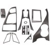 NLQR 11pcs Carbon Fiber Full Interior Set Kit Cover Trim