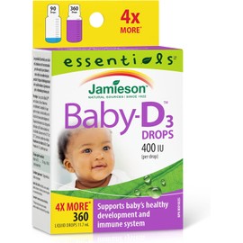 Baby-D - 400 IU Vitamin D3 Droplets, 11.7 ml (Pack of 1)
