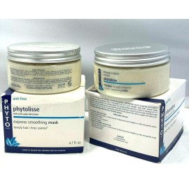 Phyto Phytolisse Express Smoothing Mask(Unruly Hair)Frizz Control 6.7oz LOT OF 2