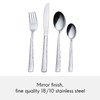 Viners Everyday Glisten 16 Piece 18/0 Silver Stainless Steel Cutlery