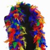 Luxury Multi-Coloured Feather Boa - 80g - 180cm