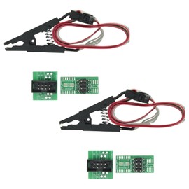 ADOFUN Programmer Test Clip SOP8 Clip Wide and Narrow Body 8 Pin Universal Clip Adapter Clip IC Socket Burning Tip Clip 2pcs