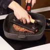 HEIHAK 2 Pack 8 x 4 Inch Cast Iron Grill