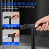 Cane with Seat Foldable Lightweight Walking Cane with LED Light