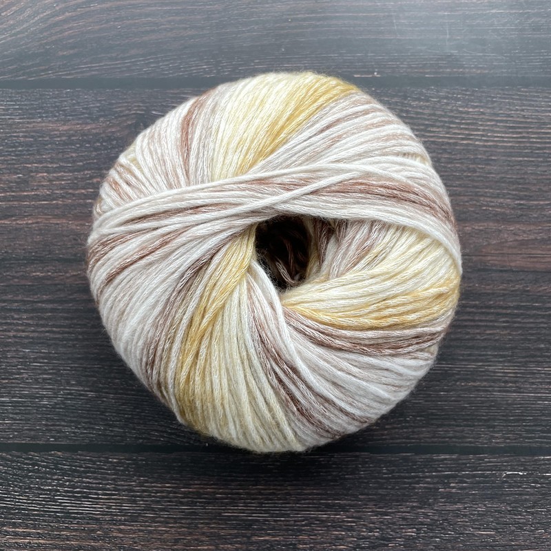 SHIKE Cloud-Cluster Multicolor Rainbow Yarn for Knitting&Crocheting.Soft Wool Acrylic Cotton
