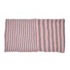 Premium Winter Classic Striped Knit Infinity Loop Circle Scarf, Pink