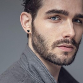 Dragon Earrings Sterling Silver Viking Rune Black Onyx Stud Earrings Vegvisir Jewellery Gifts for Women Men