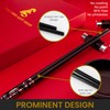 Premium Chopstick Set – 2 Ceramic Dishes, 2 Bamboo Chopsticks,