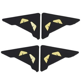 Ciieeo 4pcs Car Door Edge Protector Automotive Door Guard Stylish Design for Scratch Prevention Collision Protection Durable Soft Bat Shape