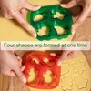 Mini Christmas Cookie Cutters, 8 Piece Small Xmas Holiday Cookies