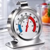 Analog Refrigerator Freezer Thermometer for Kitchen Temperature Monitoring – Easy-Read