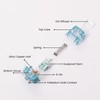Akko Creamy Cyan Clicky Switch With LED Diffuser for Backlit