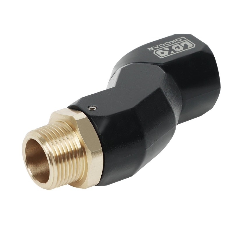 LokoCar 1"NPT Multi Plane 360 Rotating Fuel Pump Tank Hose