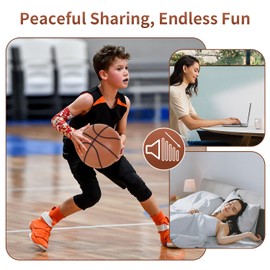 Silent Basketball, 2025 Upgrade Dribble Dream Silent Basketball, Silent Basketball Dribbling Indoor, Foam Basketball Indoor Training Quiet Ball for Youth, NO.7-9.4inch (Brown)