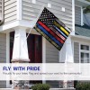 Anley Fly Breeze 3x5 Multi Line American Flag - Supporting