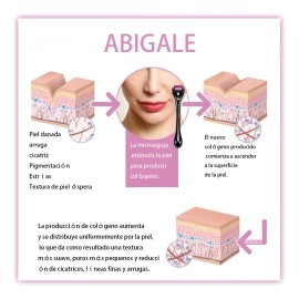 Dermaroller Facial Regenerador Colágeno Derma Roller 0.5mm
