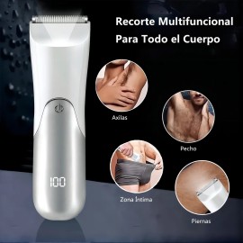 Rasuradora Electrica Barba Rasuradora Intima Hombre Recargable Afeitadora Corporal Rasuradora Harbor Zero Waikil Color Blanco                         