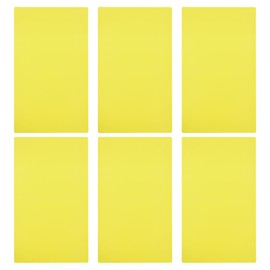 PATIKIL A4 Size Guided Reading Sheet, 6pcs Correction Lighting Gel Filter Colored Overlay Transparent Color Film for Classroom Photo Studio, Yellow