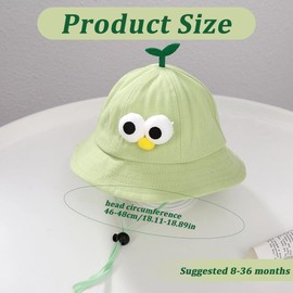 DOKRIN Hats, hats and caps for baby girls, children's hat, cotton bucket hat, baby thin baby sun hat