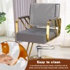 2Pcs Salon Chair Cover Protectors,Clear Hairdressing Chair Back Covers